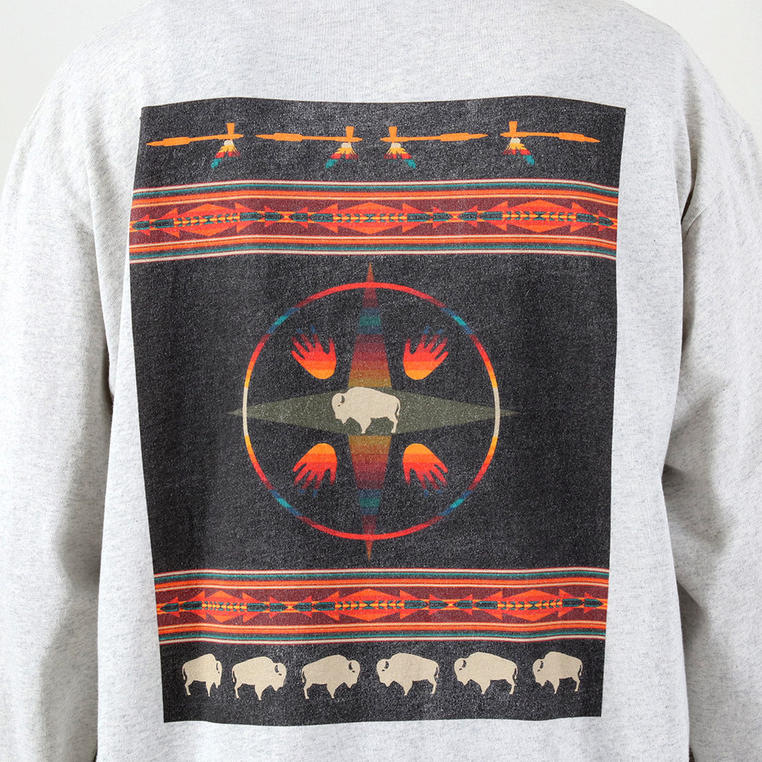 PENDLETON / Back Print Long Sleeve T-Shirt