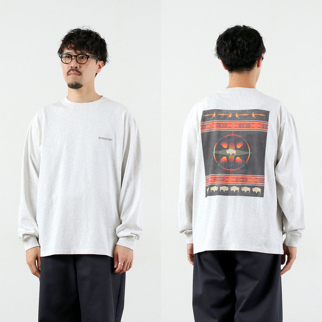 PENDLETON / Back Print Long Sleeve T-Shirt