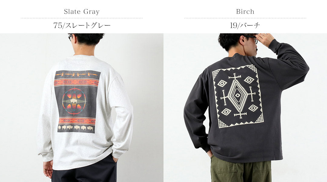 PENDLETON / Back Print Long Sleeve T-Shirt