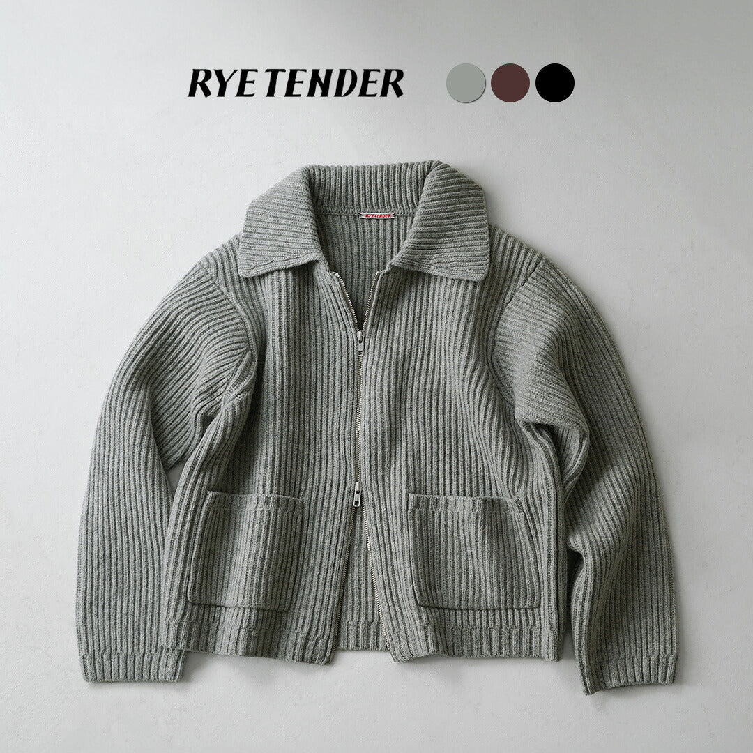 RYE TENDER / Jerome Jacket blouson croisé entièrement zippé