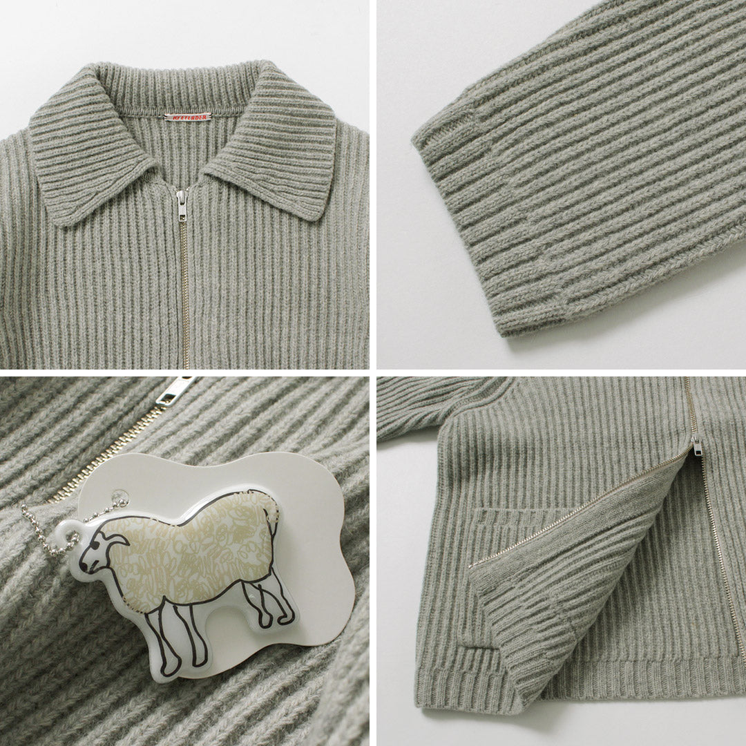 RYE TENDER / Jerome Jacket blouson croisé entièrement zippé