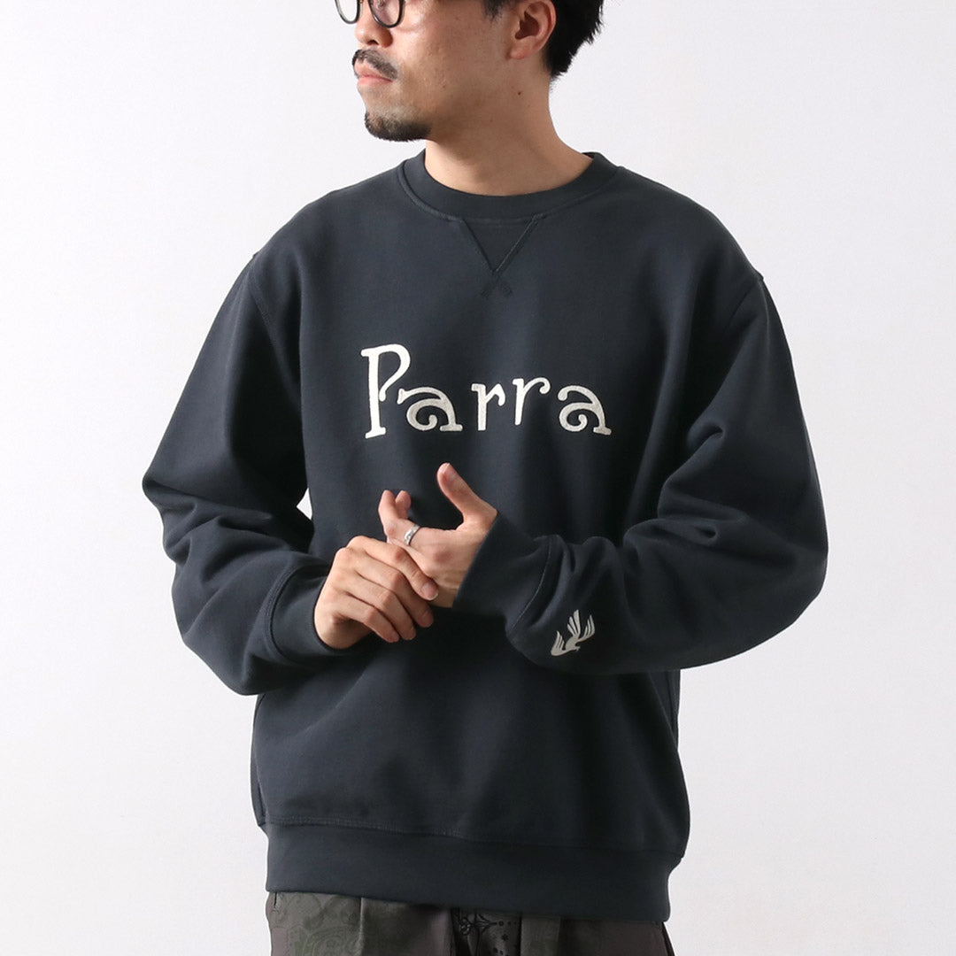 BY PARRA / Weird Trad 로고 크루넥 스웨트셔츠