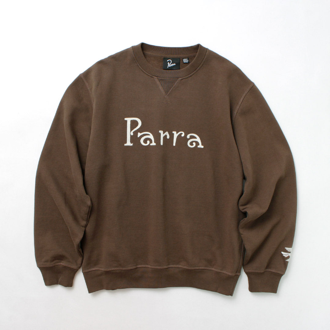 BY PARRA / Weird Trad 로고 크루넥 스웨트셔츠