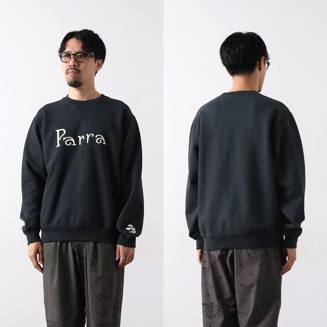 BY PARRA / Weird Trad 로고 크루넥 스웨트셔츠