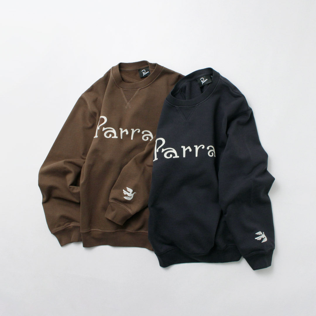 BY PARRA / Weird Trad 로고 크루넥 스웨트셔츠