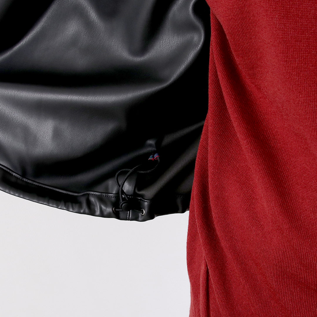 BARACUTA / G4 Box Jacket Faux Leather