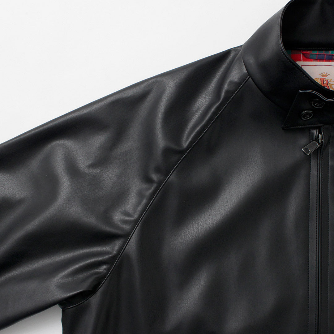BARACUTA / G4 Box Jacket Faux Leather