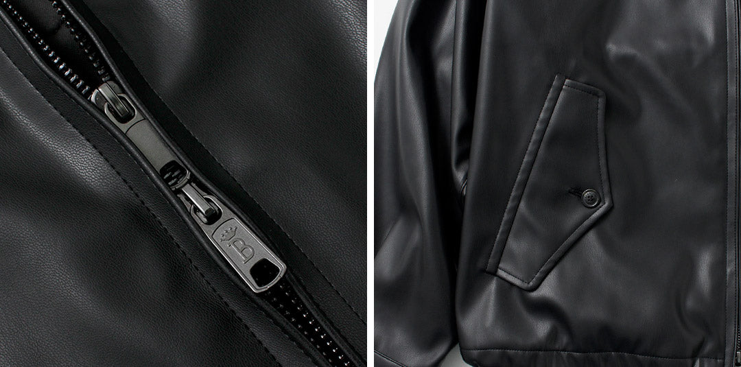BARACUTA / G4 Box Jacket Faux Leather