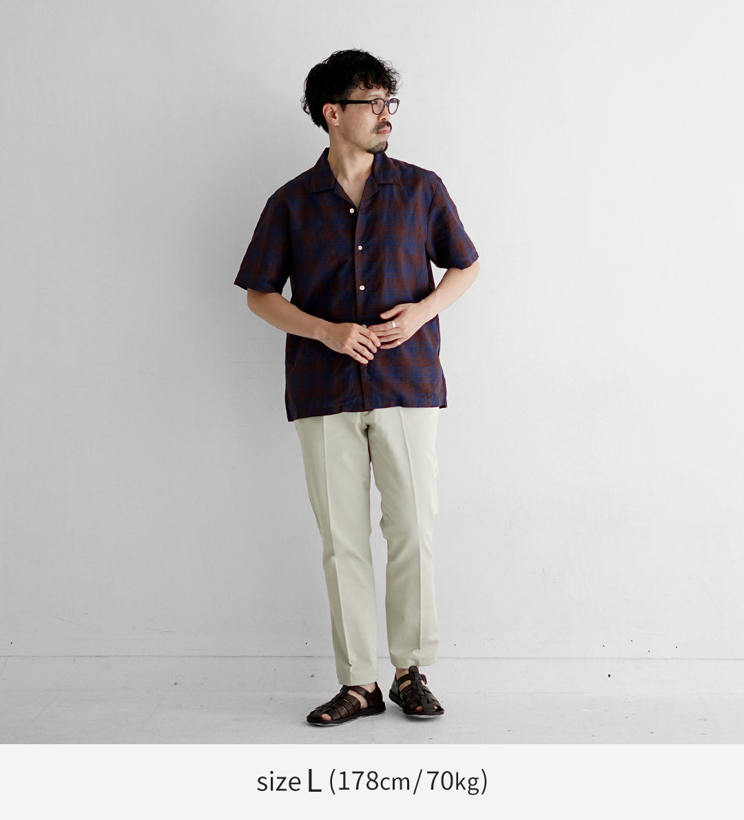 KEMA DESIGNS / Open Collar Short Sleeve Shirt