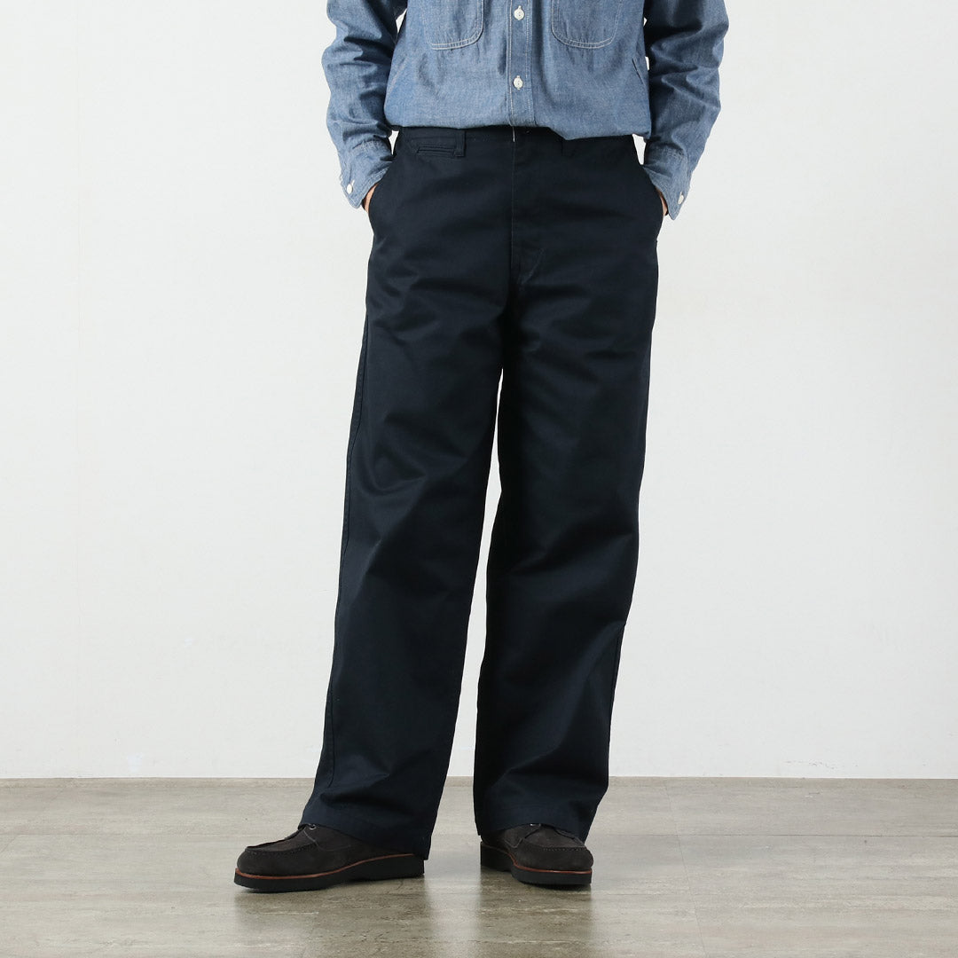 JAPAN BLUE JEANS / Premium High Count Wide Chino Pants