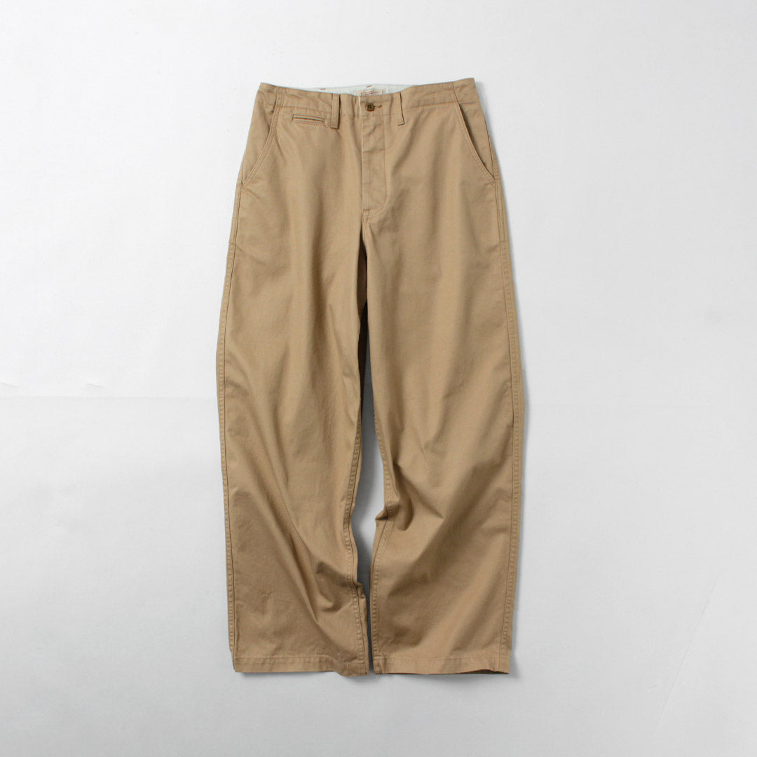 JAPAN BLUE JEANS / Premium High Count Wide Chino Pants