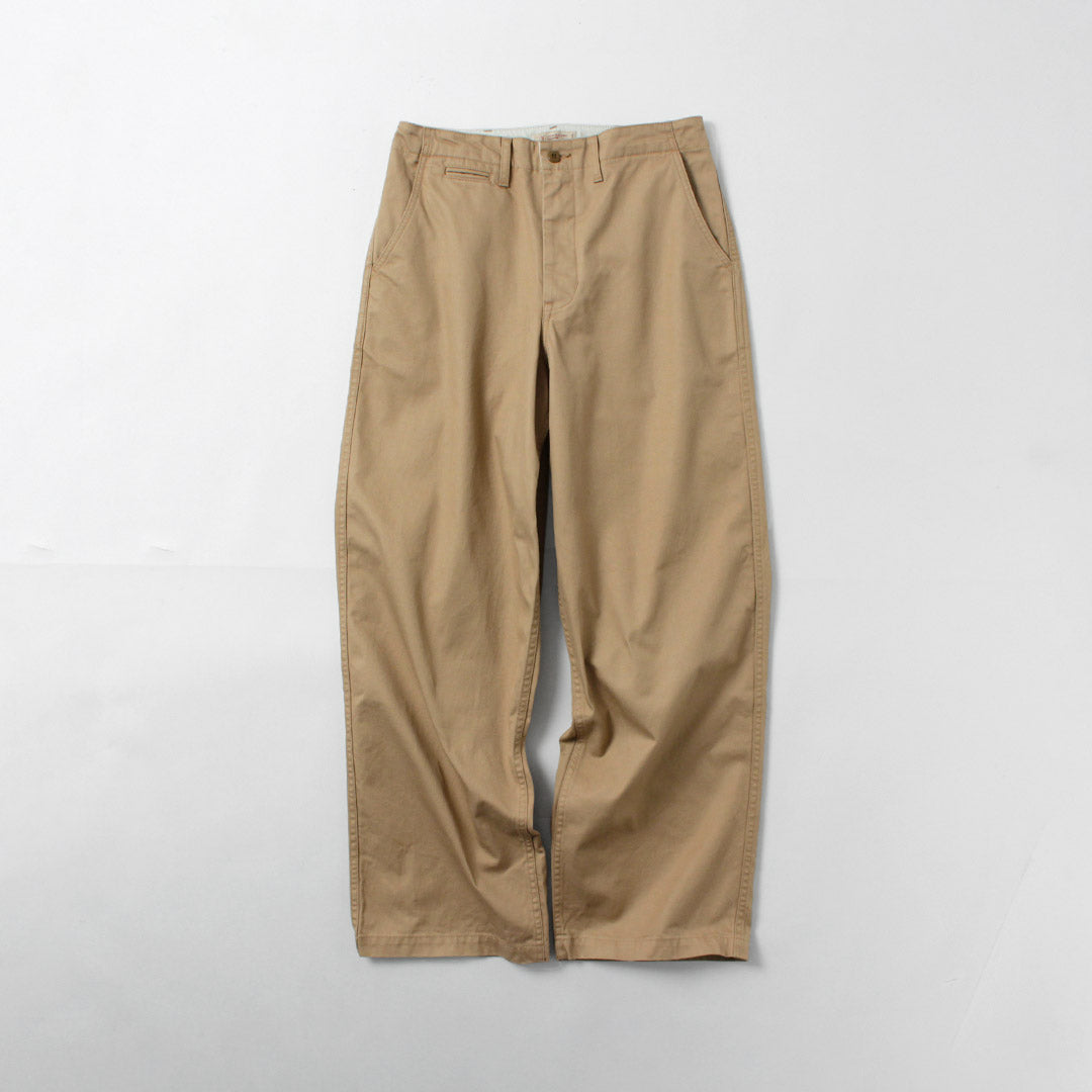 JAPAN BLUE JEANS / Premium High Count Wide Chino Pants