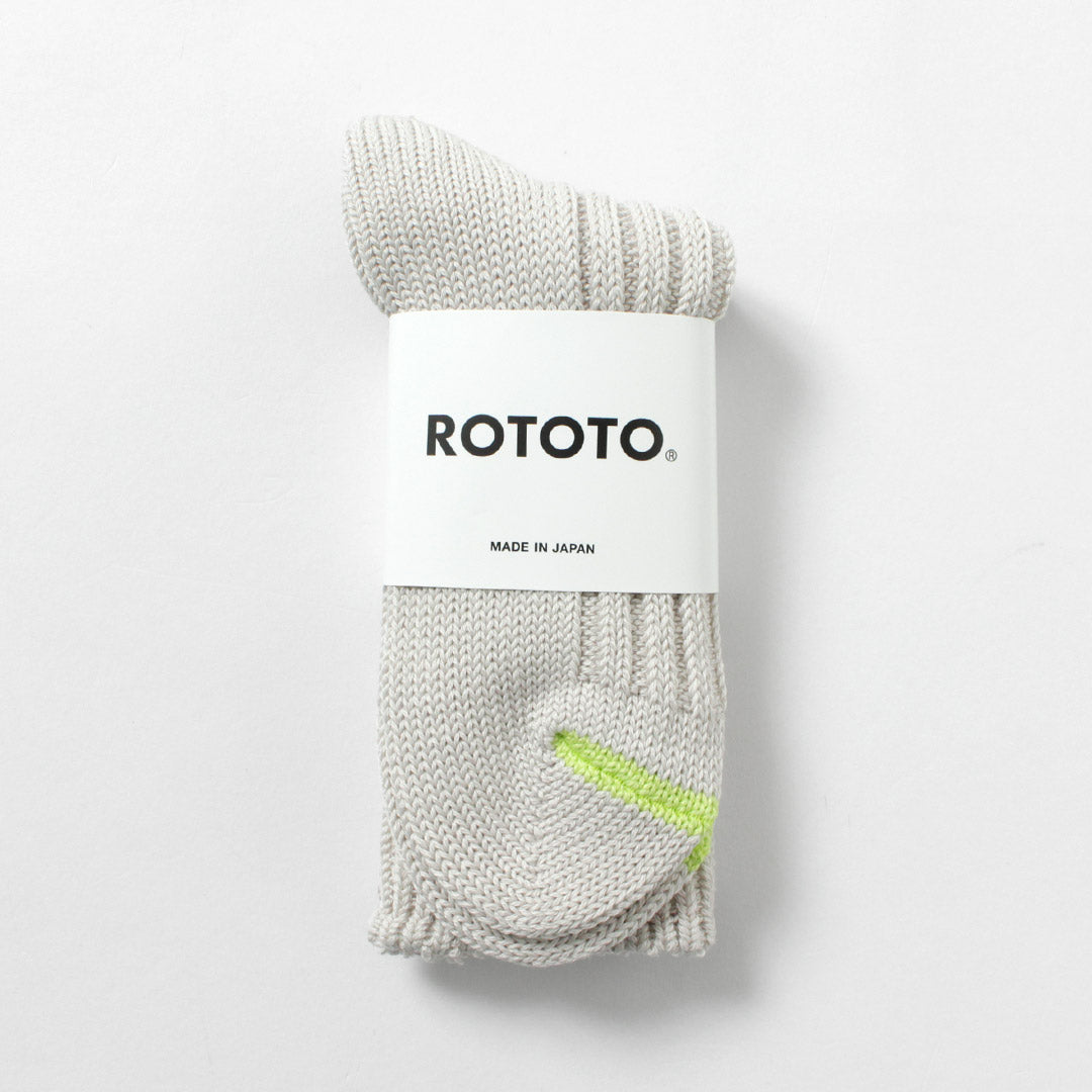 ROTOTO / Chunky Rib Crew Socks
