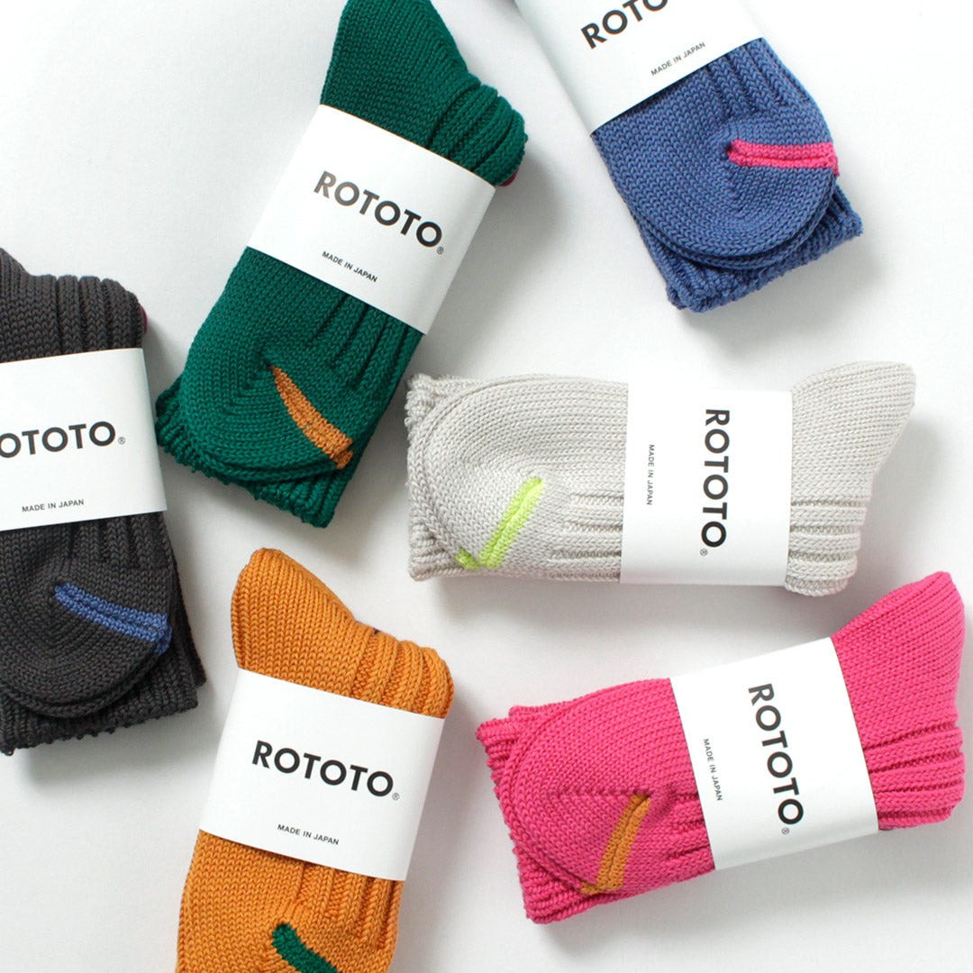 ROTOTO / Chunky Rib Crew Socks