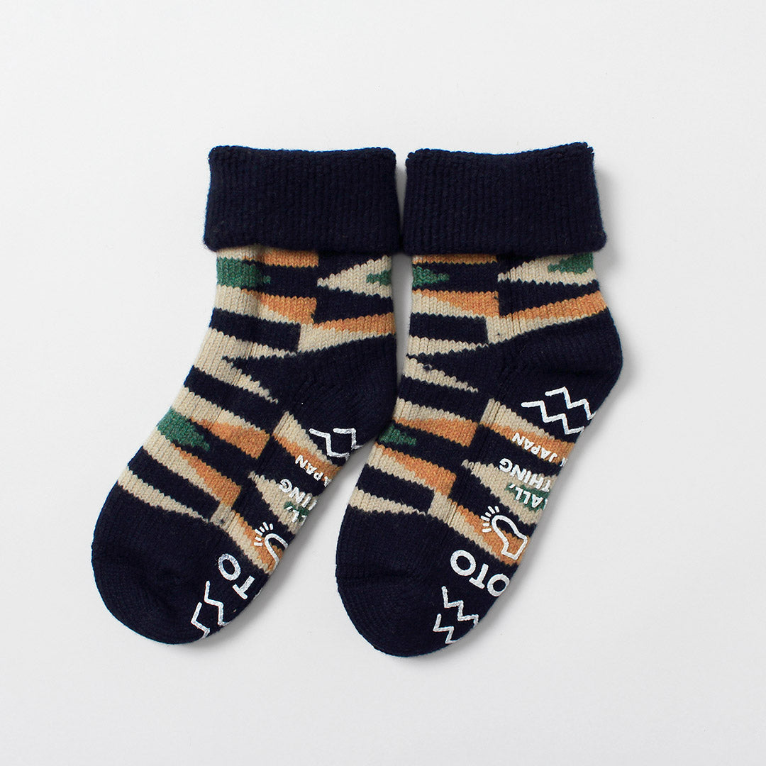 ROTOTO / Merino Lambswool Room Socks Native