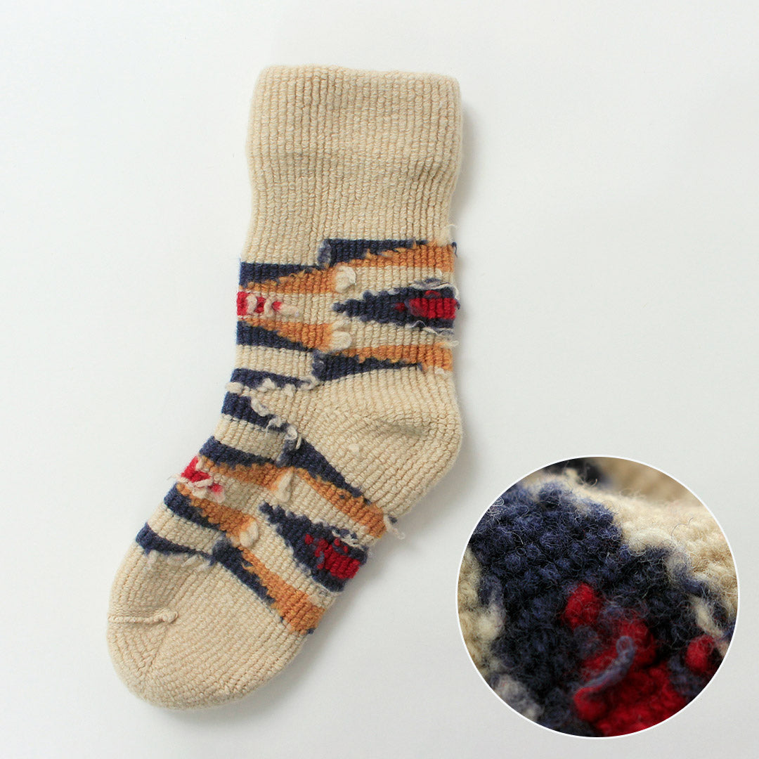 ROTOTO / Merino Lambswool Room Socks Native