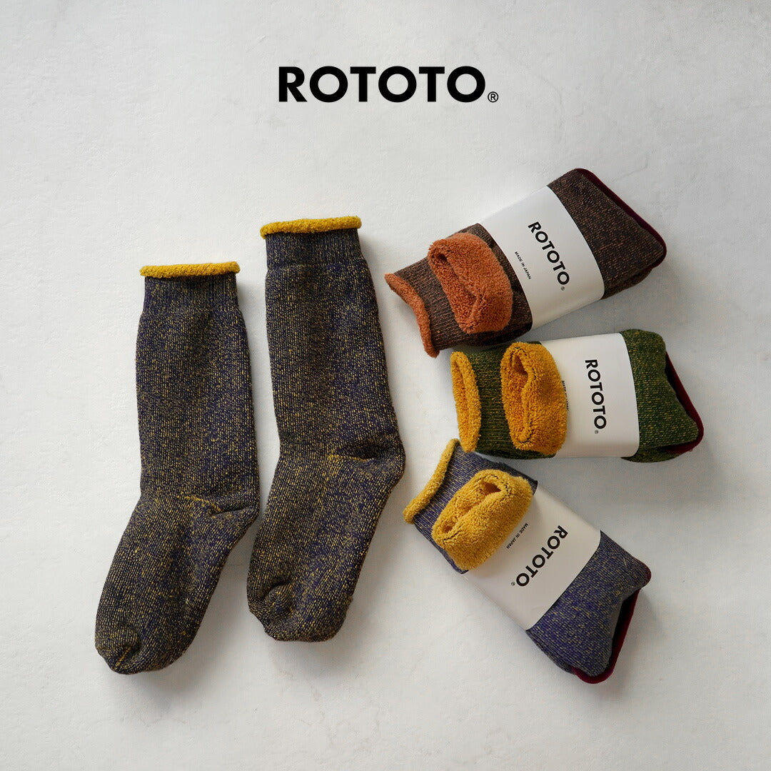 ROTOTO / 雙面毛絨襪