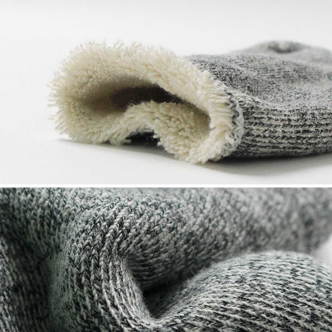 ROTOTO / 雙面房間襪子毛茸茸的