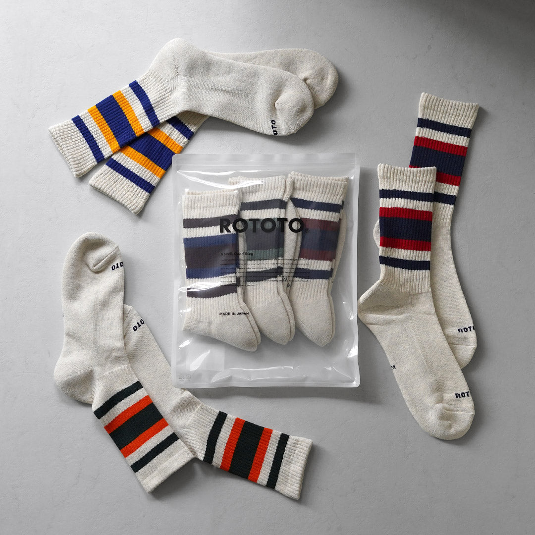ROTOTO / 3 件裝日常運動襪