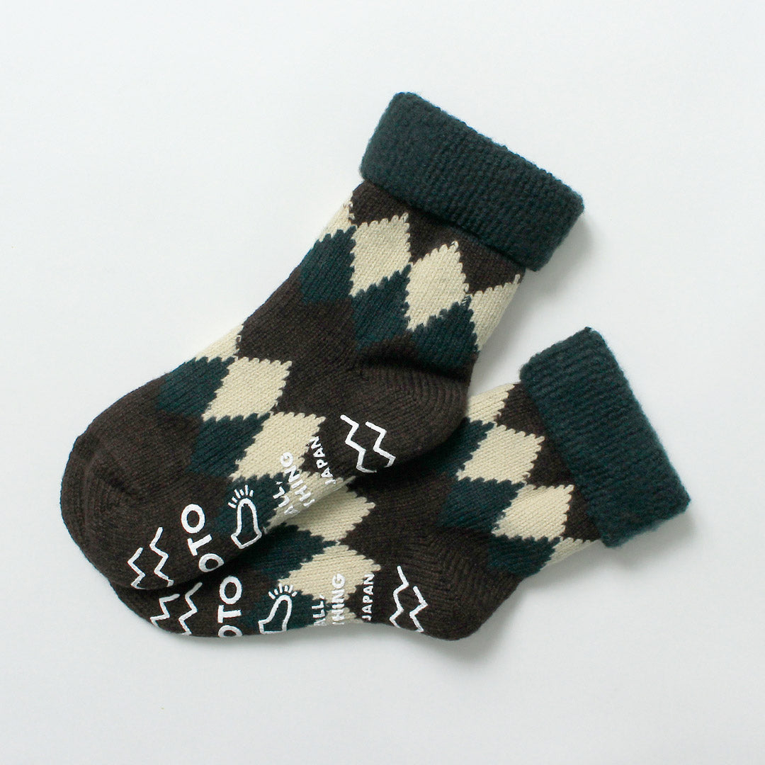 ROTOTO / Comfy Room Socks Diamond