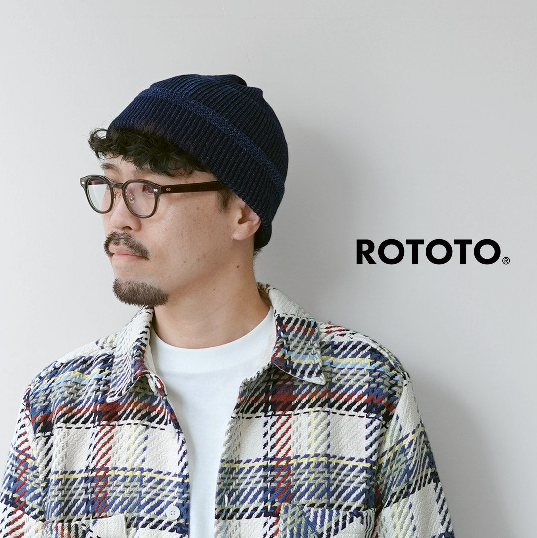 ROTOTO / Casquette Patch Moulin Indigo