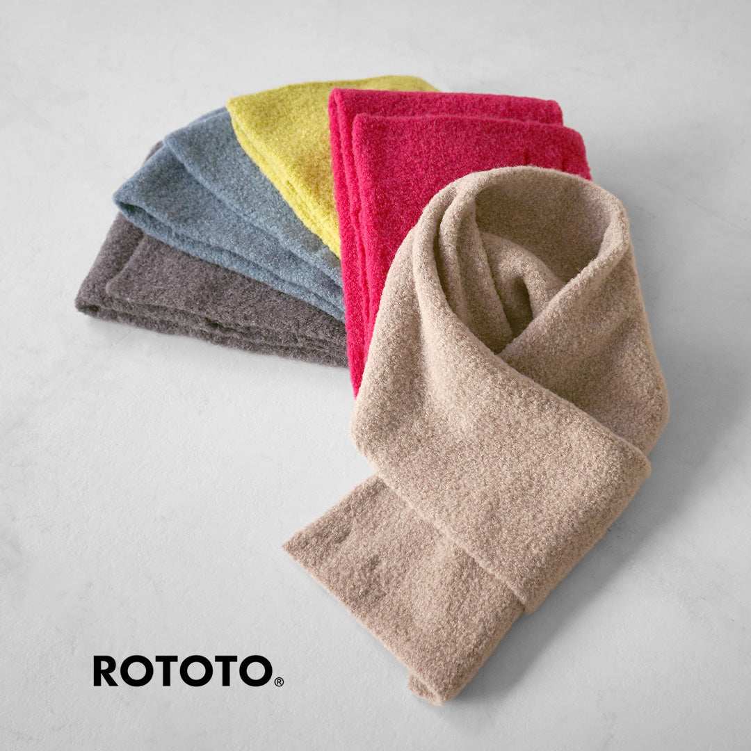 ROTOTO / Alpaca Boucle Short Scarf