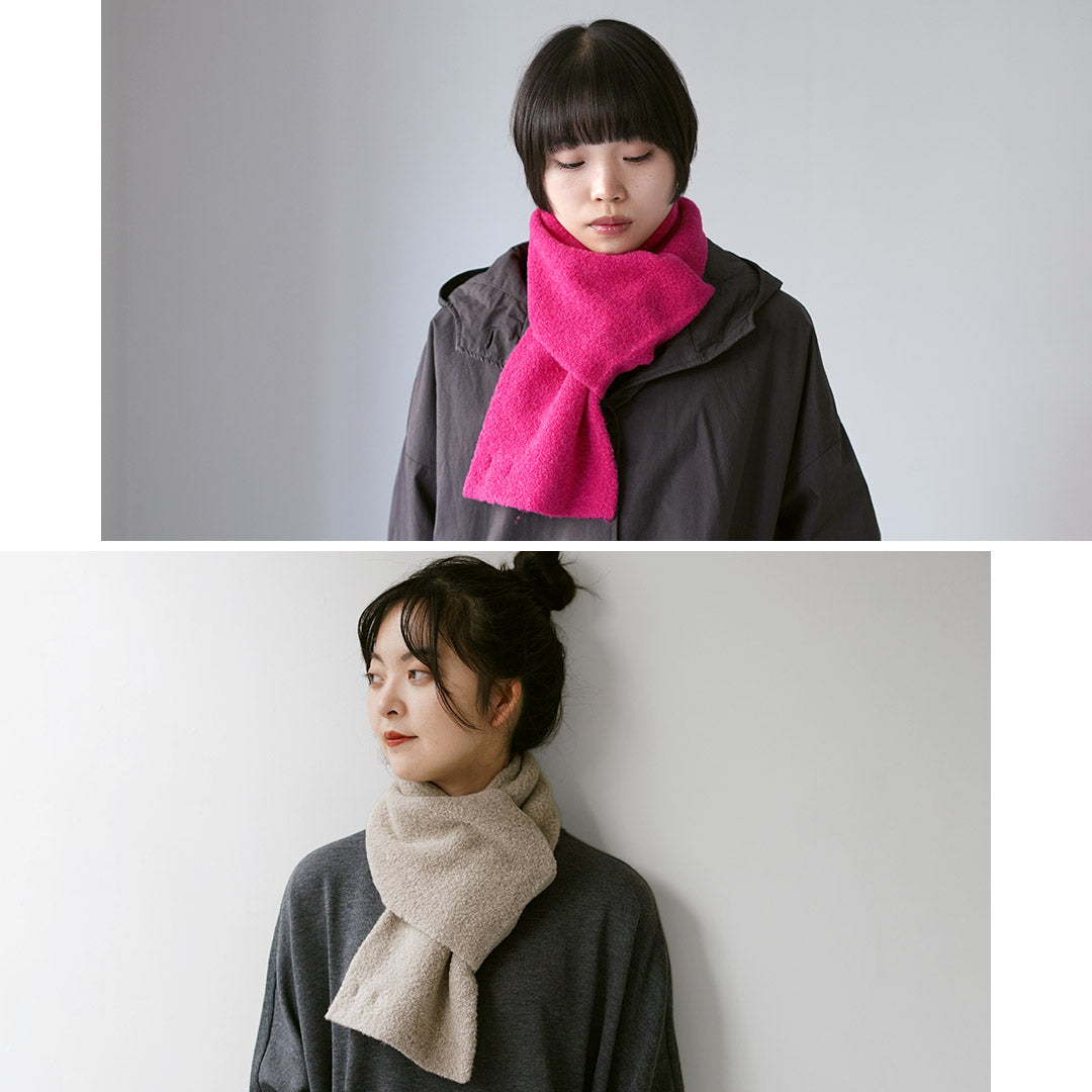 ROTOTO / Alpaca Boucle Short Scarf
