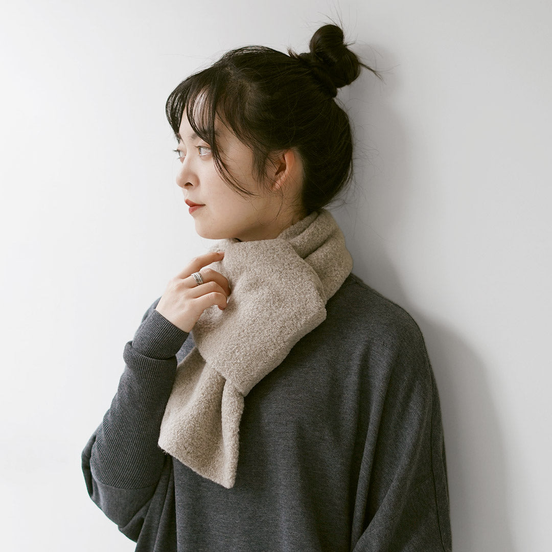 ROTOTO / Alpaca Boucle Short Scarf