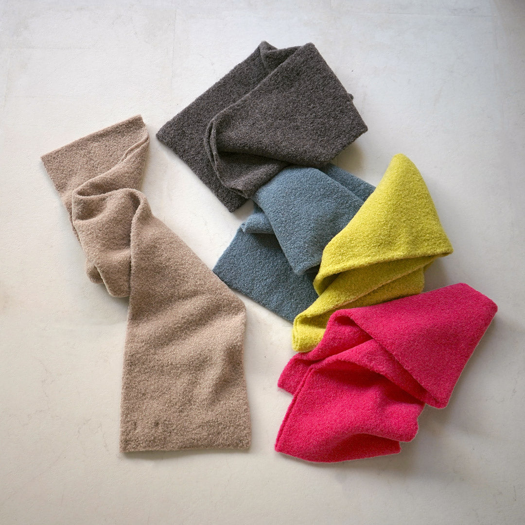 ROTOTO / Alpaca Boucle Short Scarf