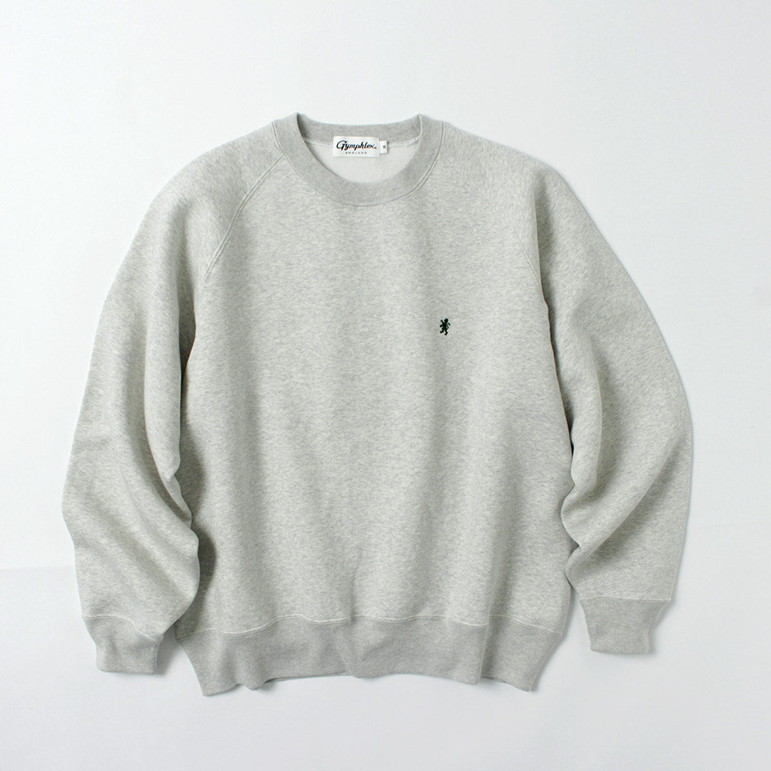 GYMPHLEX / Swing Sleeve Crew Neck Pullover Sweatshirt