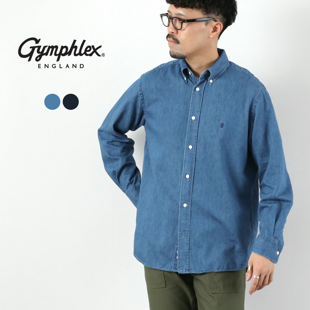 GYMPHLEX / Denim Button Down Shirt
