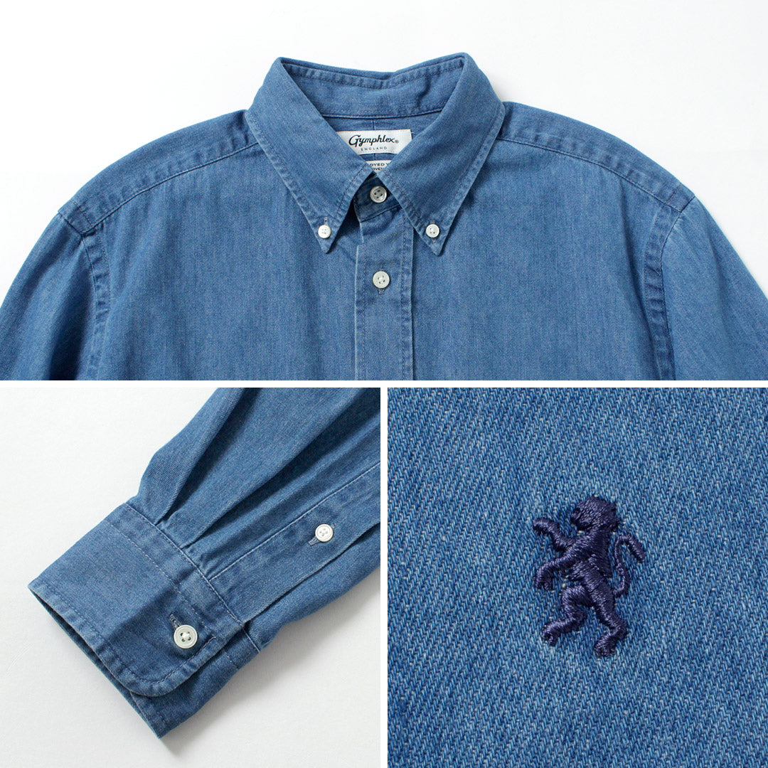GYMPHLEX / Denim Button Down Shirt