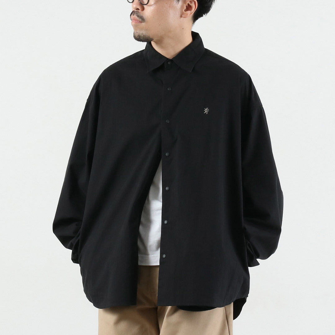 GYMPHLEX / Bio-Peach Skin Regular Collar Shirt