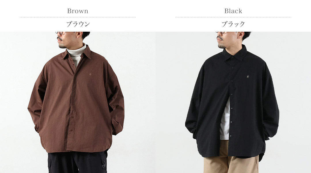 GYMPHLEX / Bio-Peach Skin Regular Collar Shirt