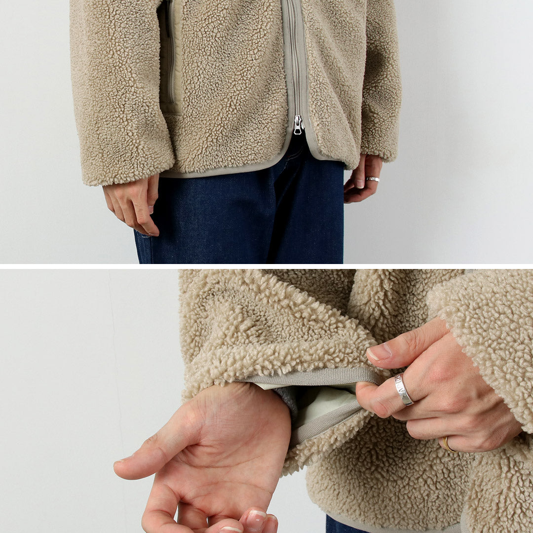 GYMPHLEX / Cozy Light Boa Blouson