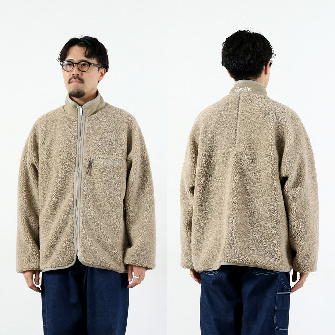 GYMPHLEX / Cozy Light Boa Blouson