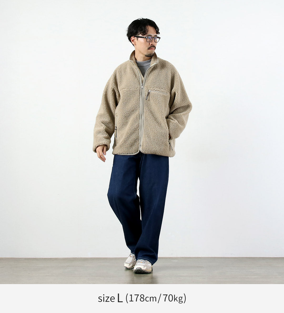 GYMPHLEX / Cozy Light Boa Blouson