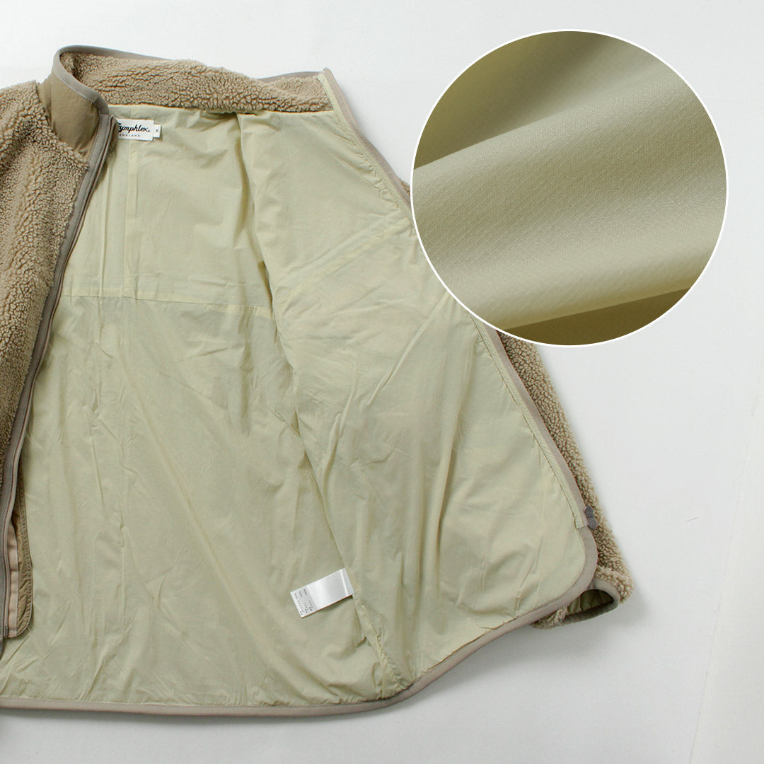 GYMPHLEX / Cozy Light Boa Blouson