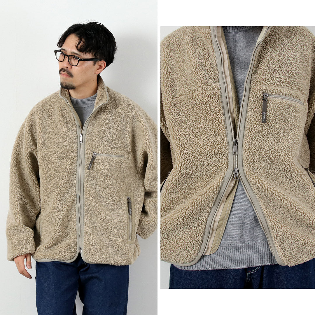 GYMPHLEX / Cozy Light Boa Blouson