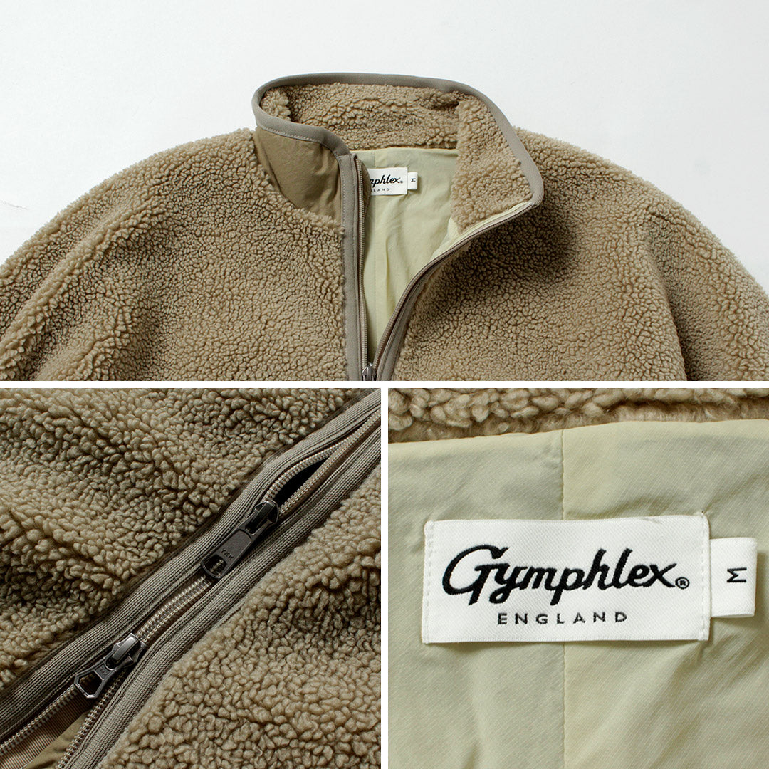 GYMPHLEX / Cozy Light Boa Blouson