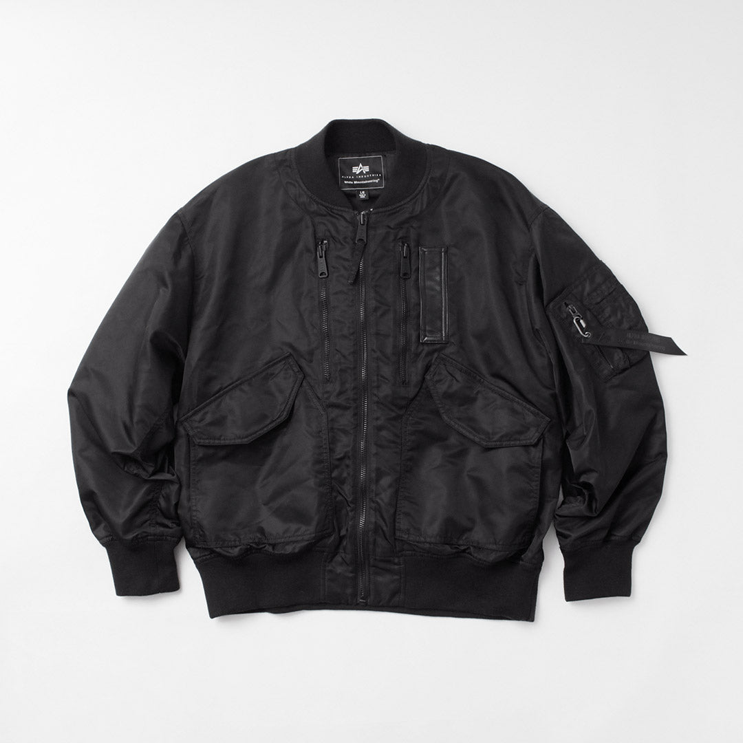 WHITE MOUNTAINEERING / Alpha Industries 콜라보레이션 MA-1 재킷