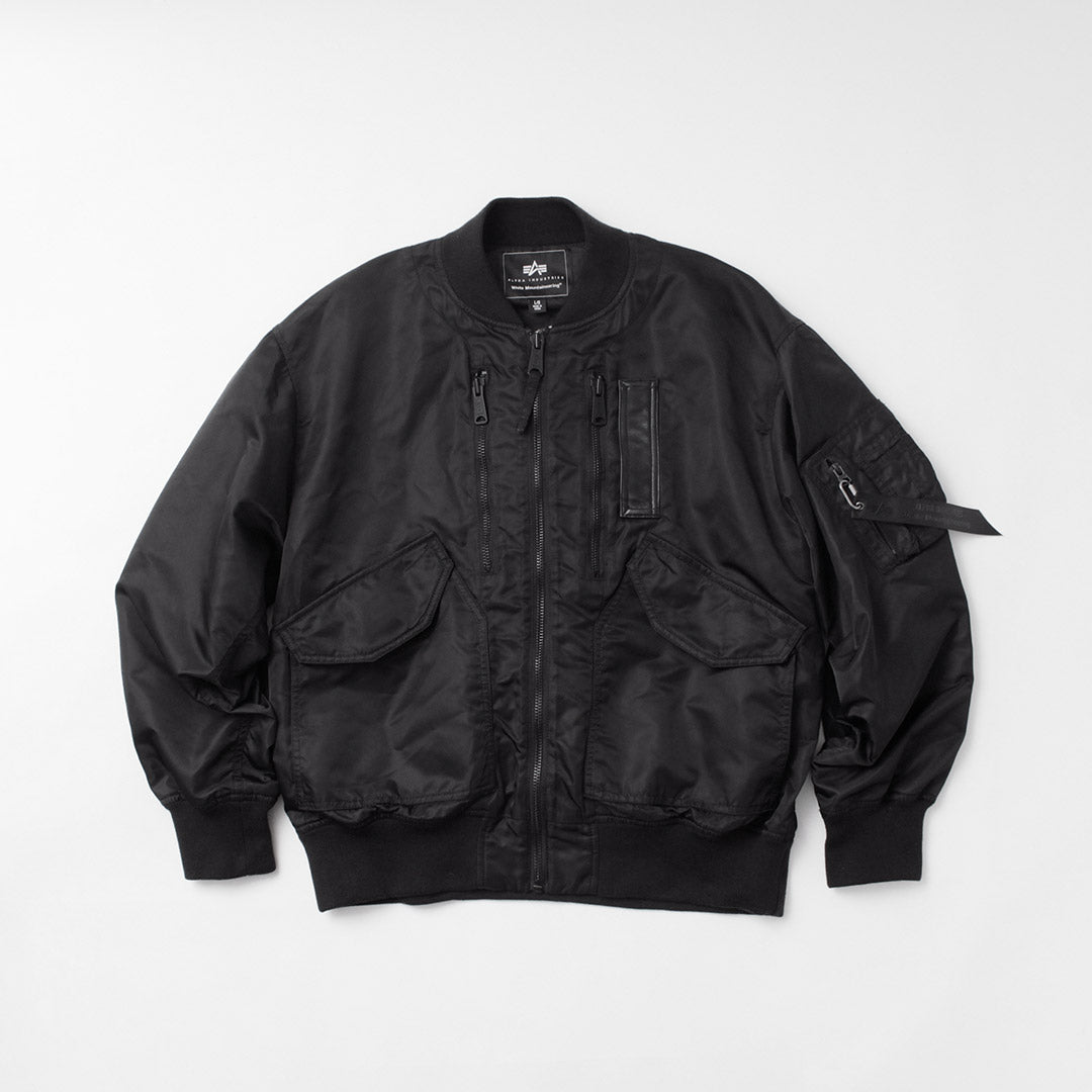 WHITE MOUNTAINEERING / Alpha Industries 콜라보레이션 MA-1 재킷