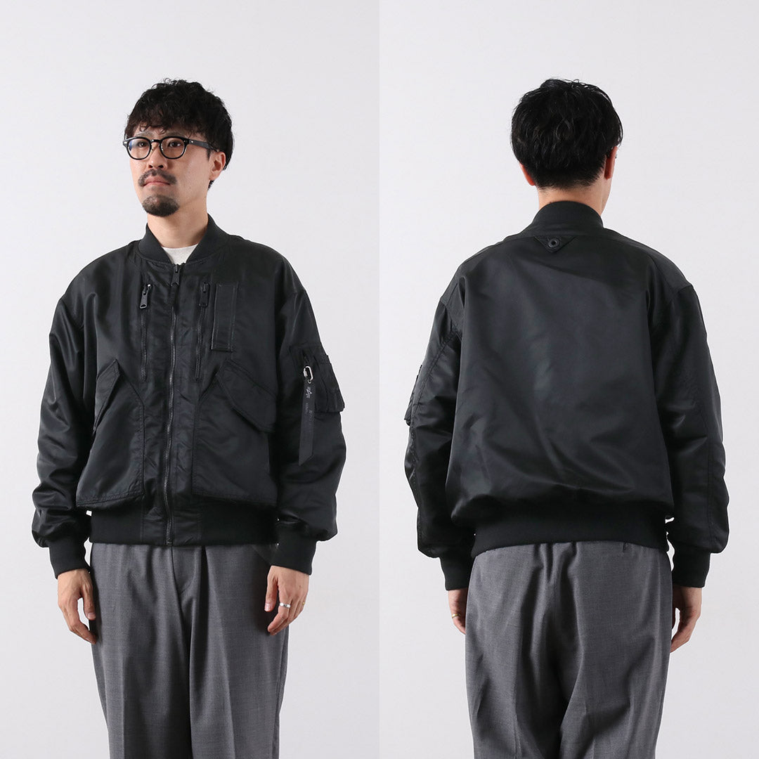 WHITE MOUNTAINEERING / Alpha Industries 콜라보레이션 MA-1 재킷