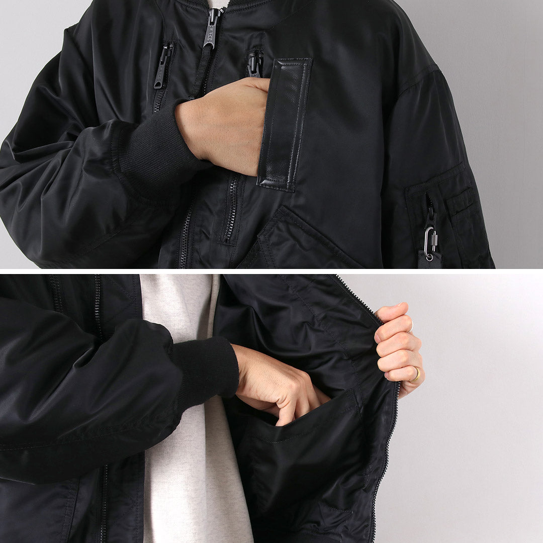 WHITE MOUNTAINEERING / Alpha Industries 콜라보레이션 MA-1 재킷