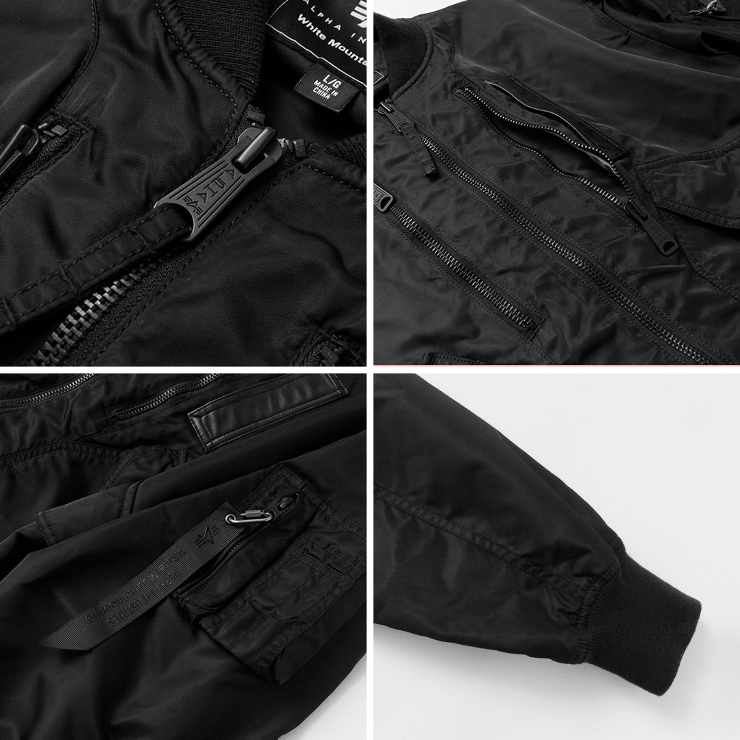 WHITE MOUNTAINEERING / Alpha Industries 콜라보레이션 MA-1 재킷