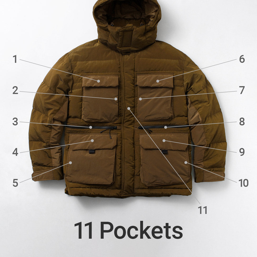 WHITE MOUNTAINEERING / TAION Collaboration Ripstop Down Jacket