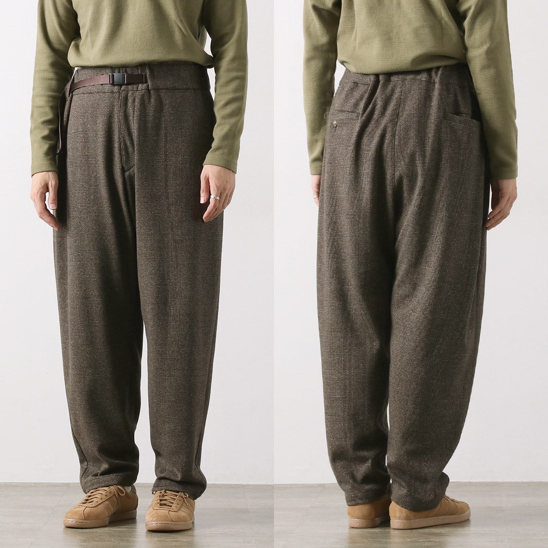 WHITE MOUNTAINEERING / Glen Check Sarouel Pants