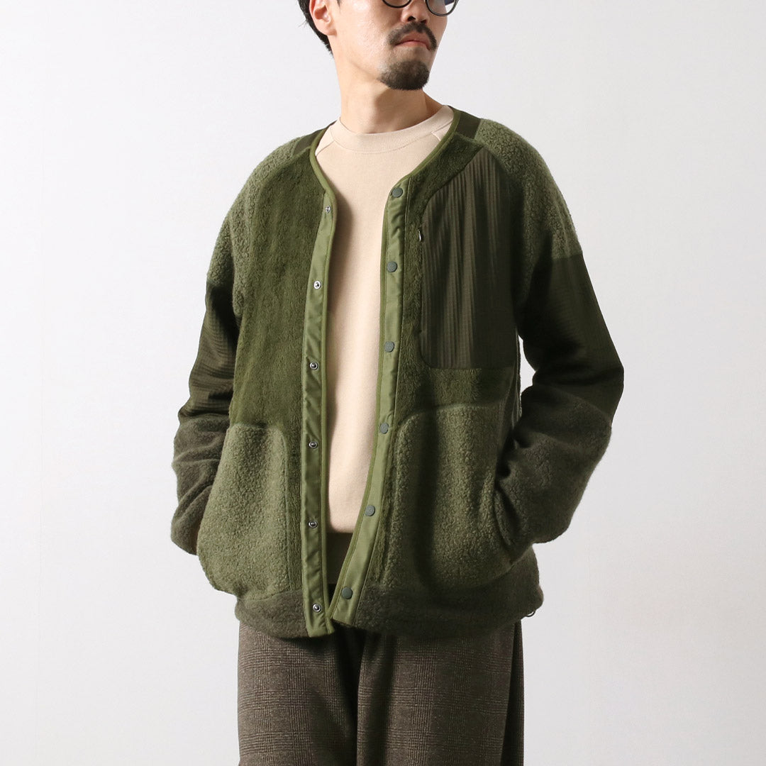 ALPINISME BLANC / blouson patchwork