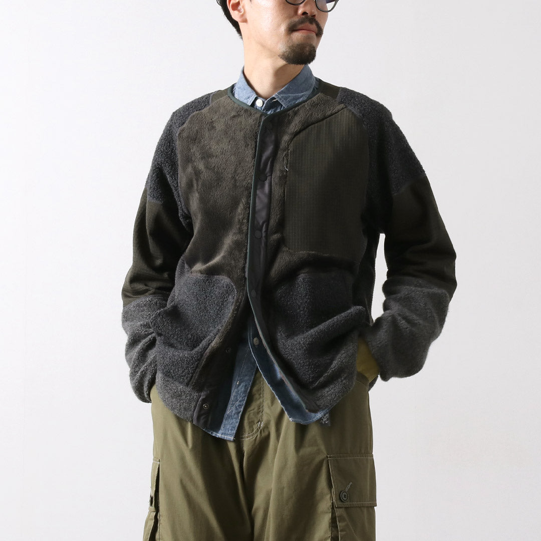 ALPINISME BLANC / blouson patchwork