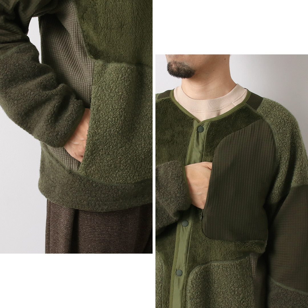 ALPINISME BLANC / blouson patchwork